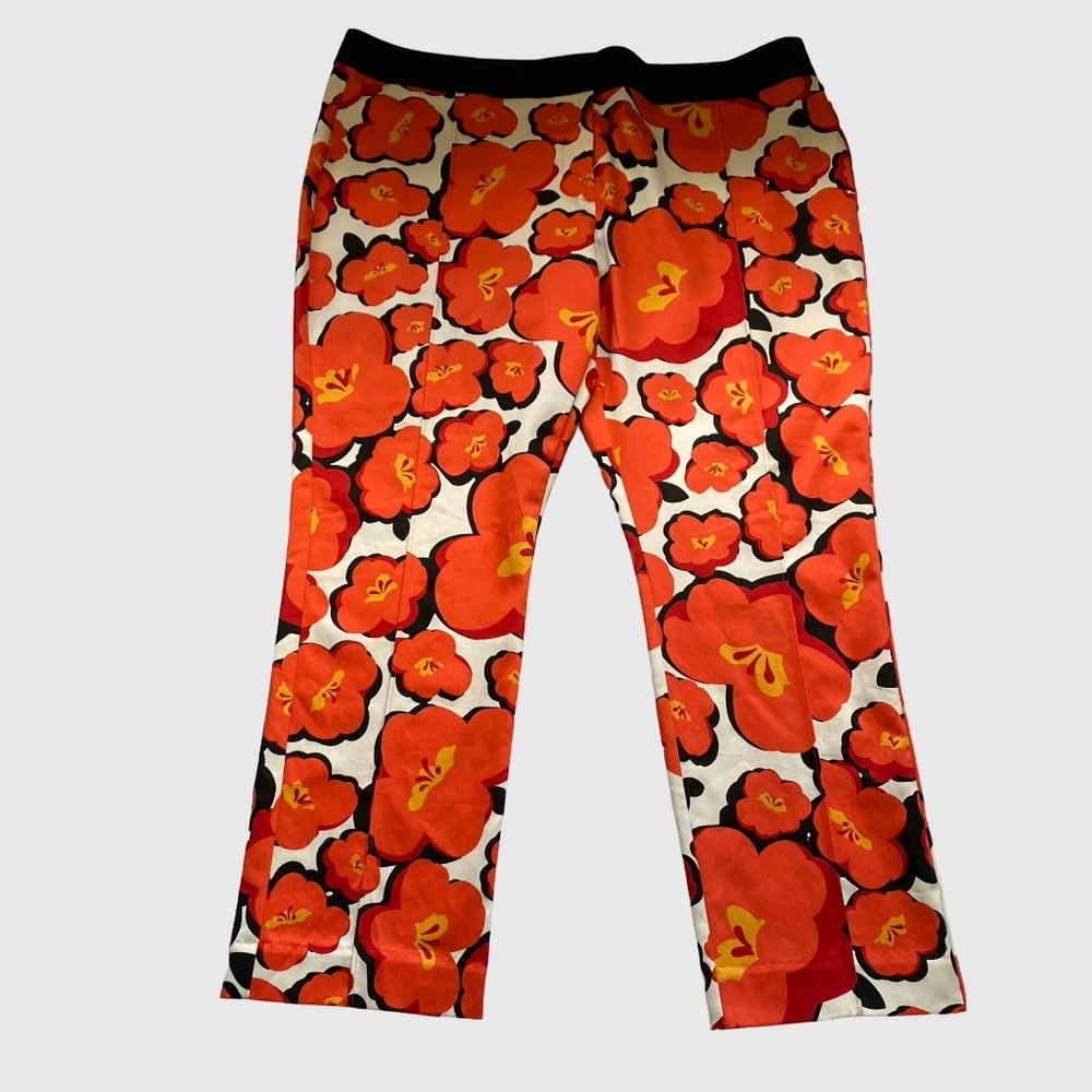 Worthington summer colourful stretch capris. cotton blend. Sz 18.